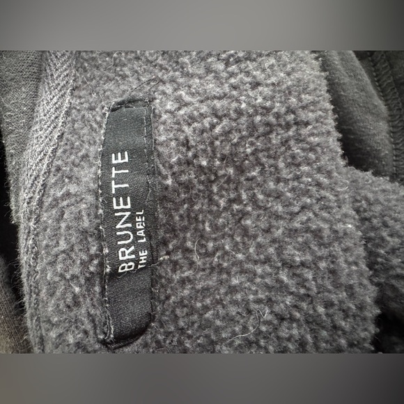 Brunette The Label black hoodie - Picture 3 of 4